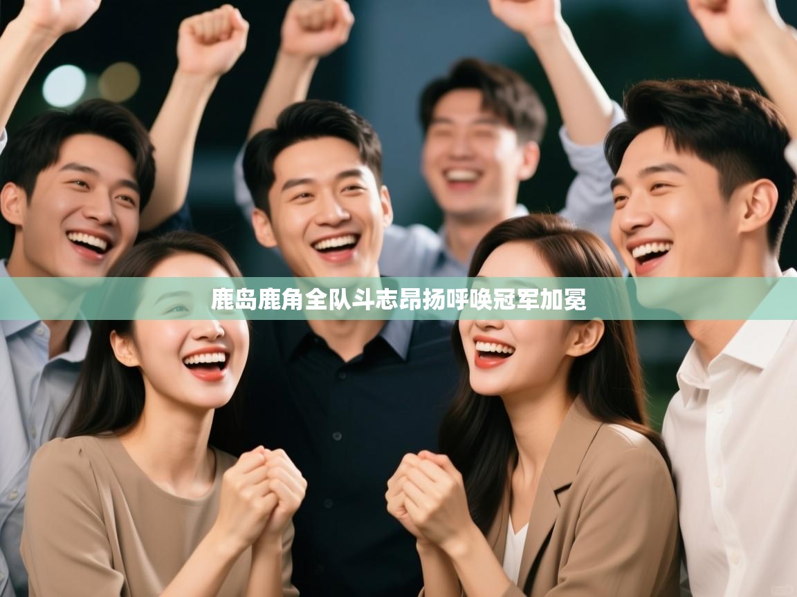 鹿岛鹿角全队斗志昂扬呼唤冠军加冕
